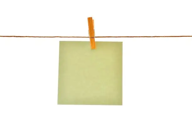 Paper board on linen and office clip