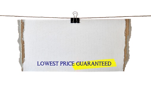 Price Tag: Lowest Price Guaranteed