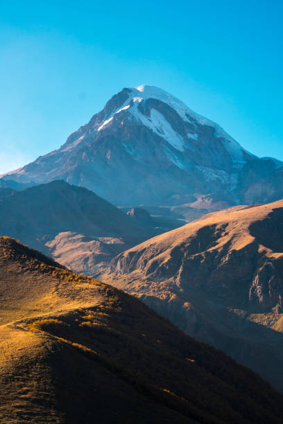 istock Mount Kazbek (Mkinvartsveri) at sunny day. Caucasus mountains 1133417370