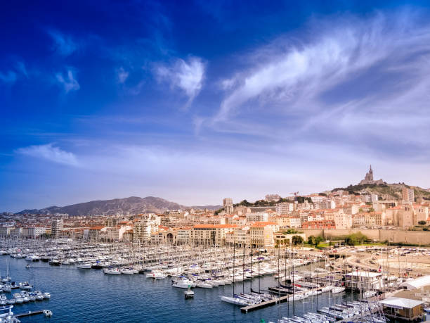istock Panoramic view of Marseille city and its harbor 1133428143
