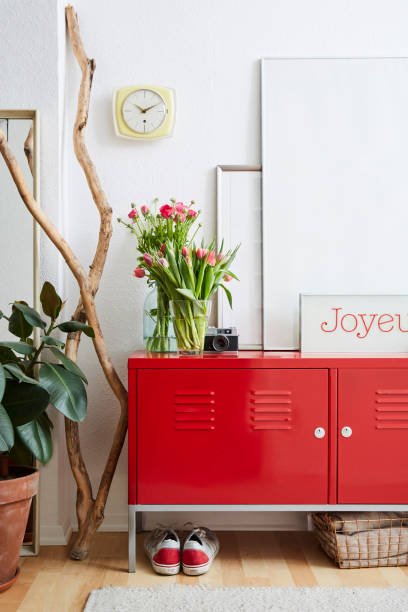 istock red metal locker in vivid lifestyle scenario 1133431359