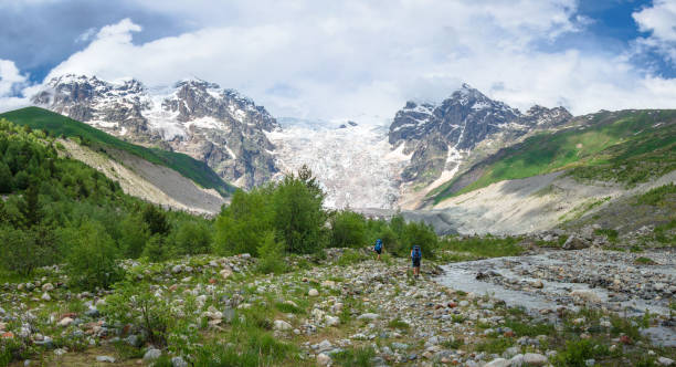istock Georgia mountains landscape in Svaneti region 1133436882