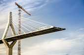 Poyab Bridge under construction, Freiburg, Switzerland