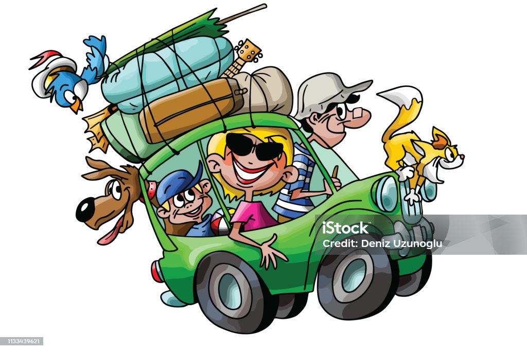 Ilustración de Familia De Dibujos Animados Va De Vacaciones Con Sus Coches Completamente Cargado Ilustración Vectorial y más Vectores Libres de Derechos de Familia - iStock Ilustración de Familia De Dibujos Animados Va De Vacaciones Con Sus Coches Completamente Cargado Ilustración Vectorial y más Vectores Libres de Derechos de Familia - iStock