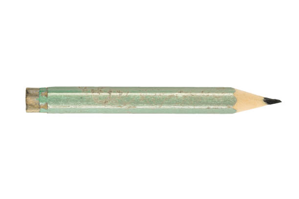 istock Pencil stub isolated on white background 1133440896