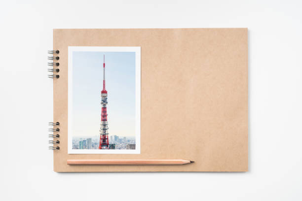istock kraft notebook with tokyo travel concept 1133454513
