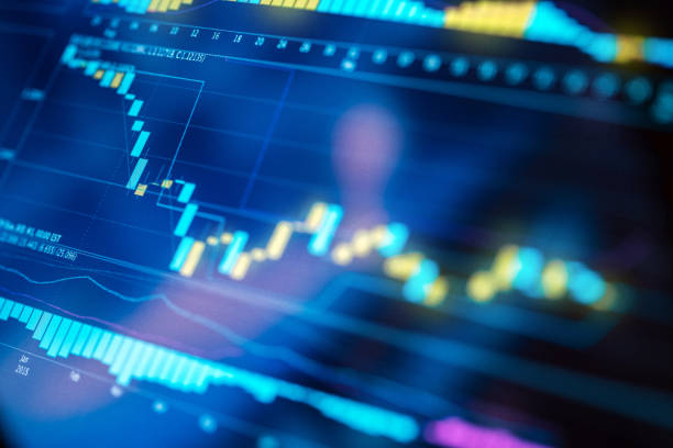 istock Trading market charts 1133468177
