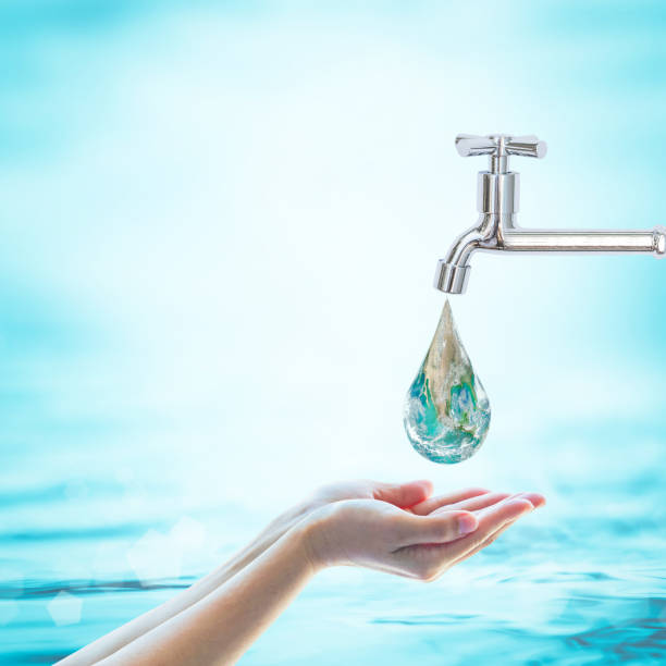 istock World water day, saving water and environmental protection concept. 1133470297