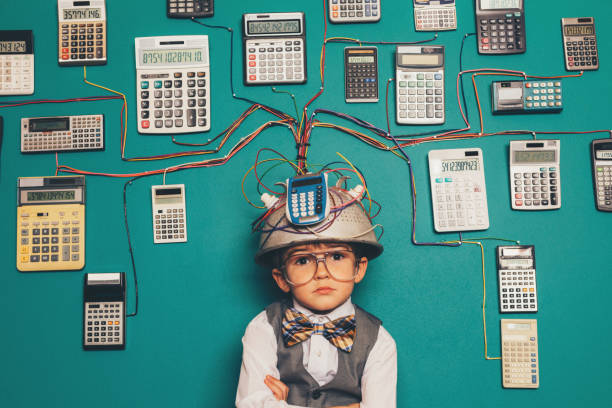 istock Young Nerd Boy with Brilliant Invention 1133471974