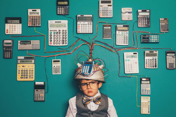 istock Young Nerd Boy with Brilliant Invention 1133472036