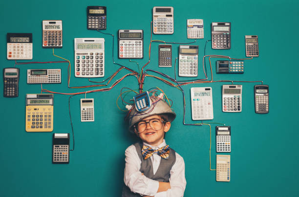 istock Young Nerd Boy with Brilliant Invention 1133472063