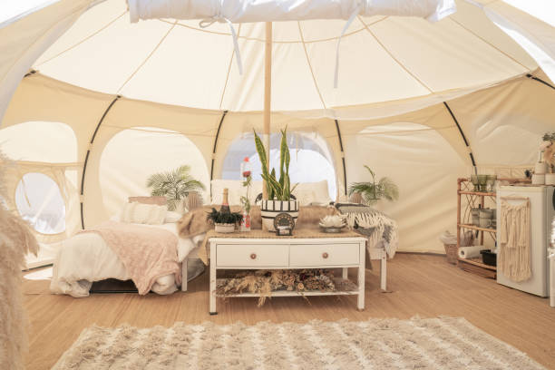 istock Glamping tent and set up at Mount Maunganui 1133474406