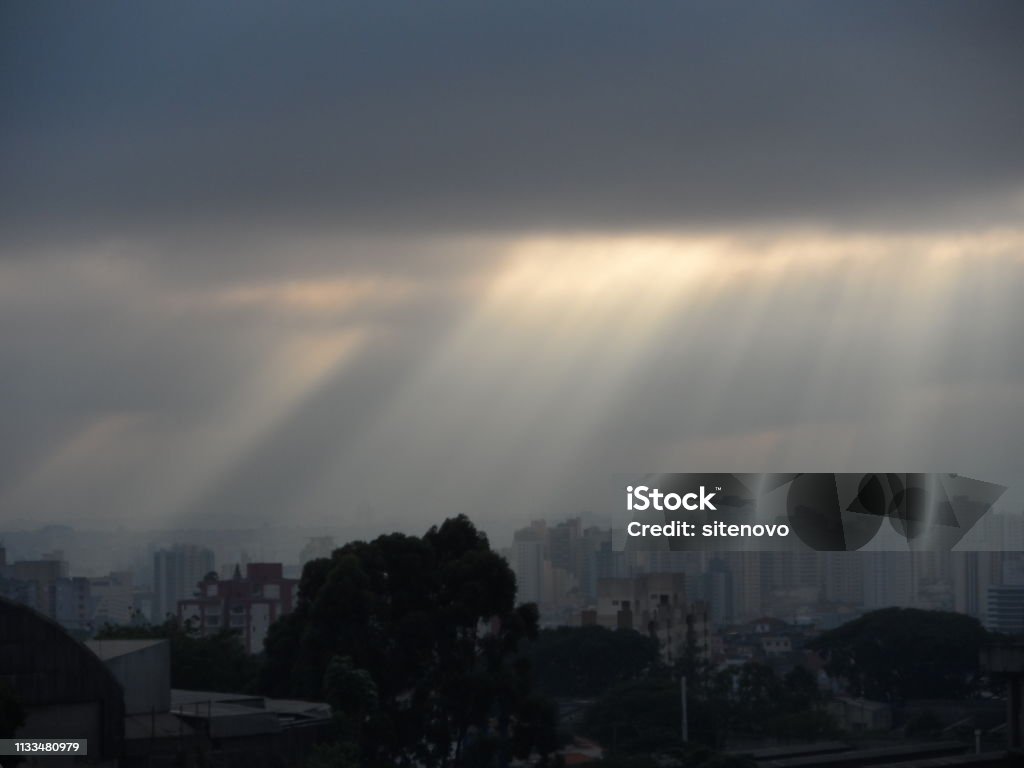 Solar Rays Sky Sun Rays 3 Stock Photo - Download Image Now - Brazil, Cloud - Sky ...
