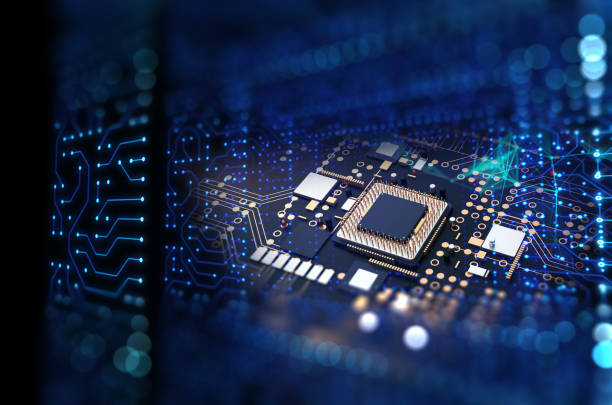 istock 3d rendering  of futuristic blue circuit board 1133481876