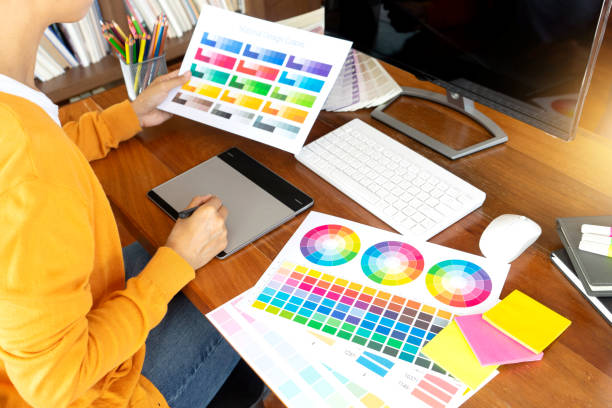 istock young woman work for graphic design 1133486188