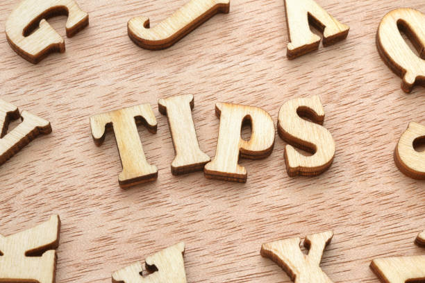 istock Tips word wooden letters 1133490285