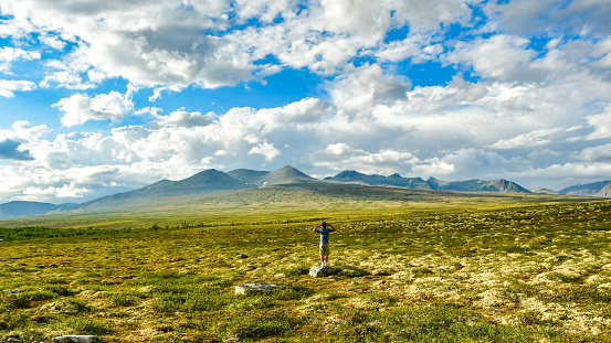 people at rondane national park Norway