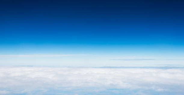 istock Aerial view of blue sky and clouds for background 1133497030