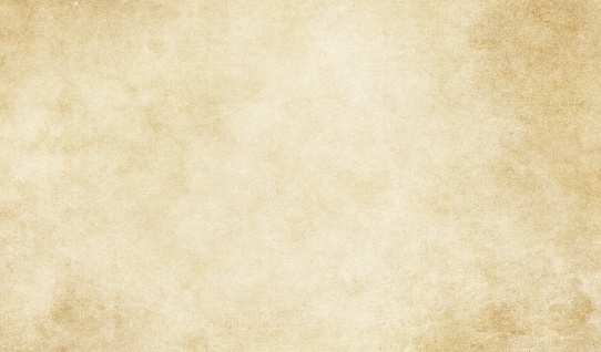 Old yellowed and grunge paper or parchment background.