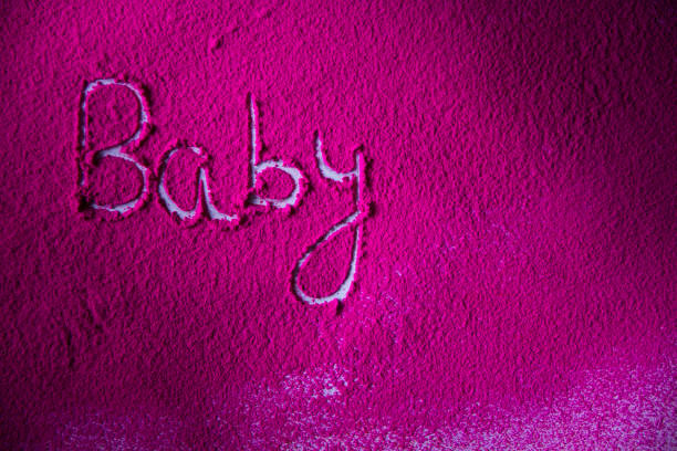 istock Colorful Powder written word Baby 1133501421