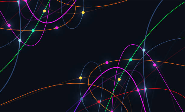 istock Internet connection, abstract sense of science and technology graphic design for banner, background, brochure, card. Vector illustration 1133505173