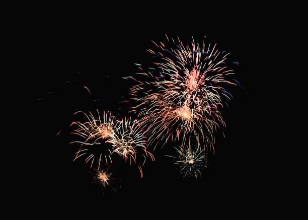 istock Colorful fireworks explosion in festive celebration 1133505864