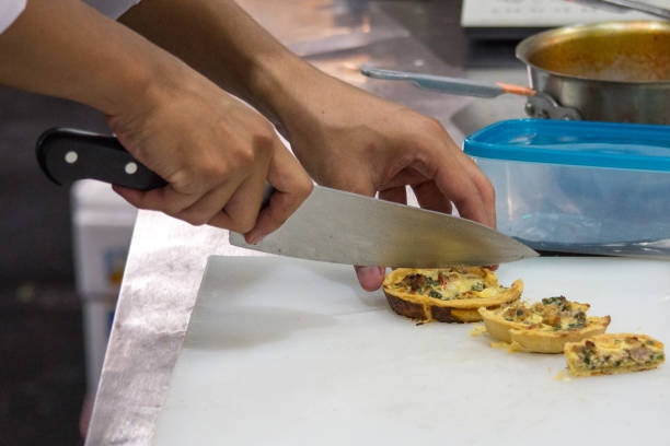 istock Chef preparing food, meal, in the kitchen, chef cooking, Chef decorating dish 1133506959