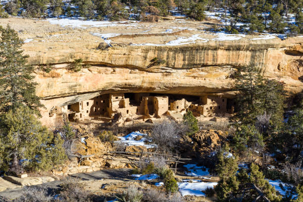 zielony stół, kolorado - ancient pueblo peoples zdjęcia i obrazy z banku zdjęć