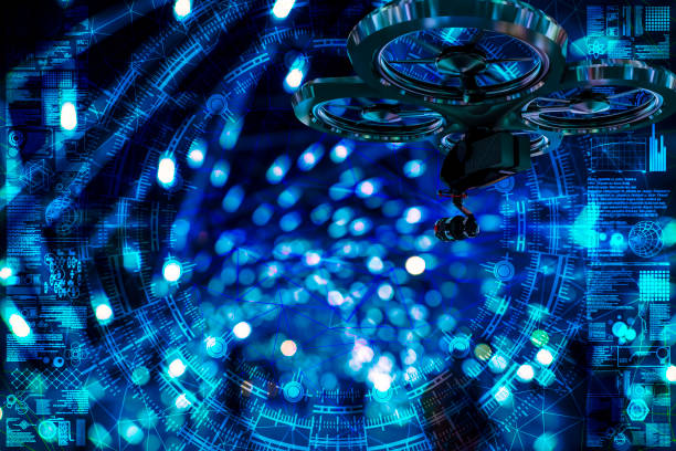 istock Drone shoot in the defocused Singapore 1133510606