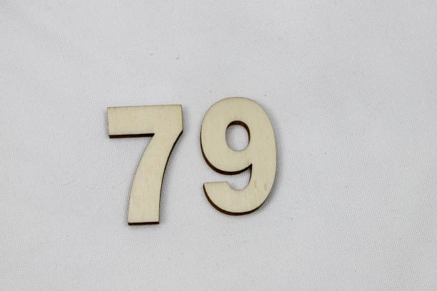 istock Wooden number on the white background 1133511912