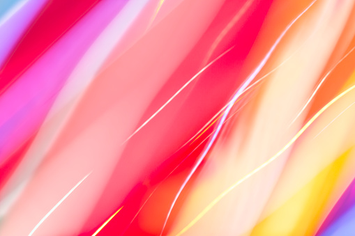 Abstract light painting multi colored background
