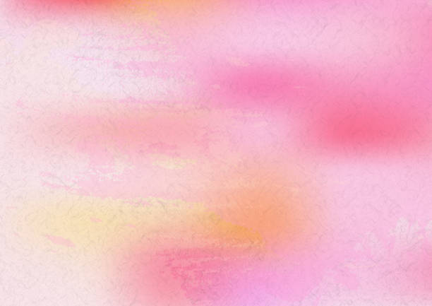istock Pink color watercolor image background - Japanese paper texture 1133516951