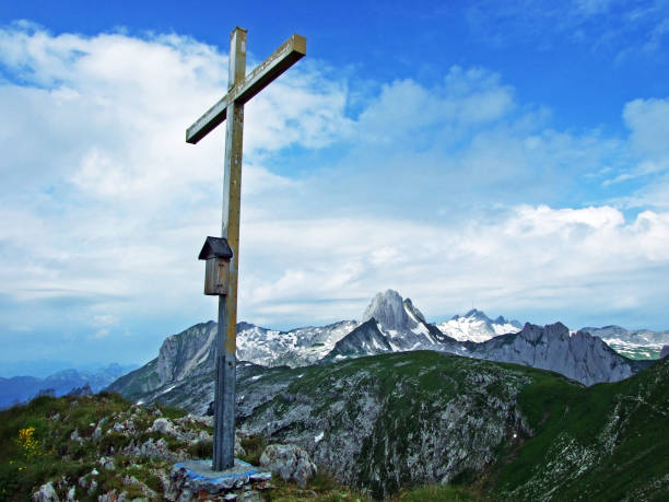 istock Grassy peak Mutschen in Alpstein mountain range 1133517118