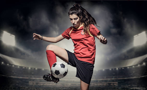 istock Spanish Female Football Player 1133517809