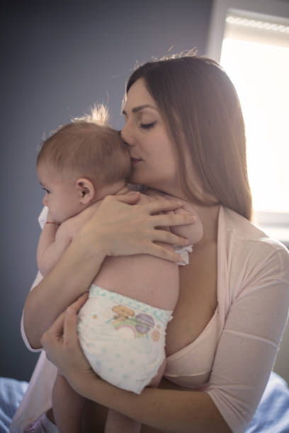 istock Love your baby, because she will not always be small. 1133518539