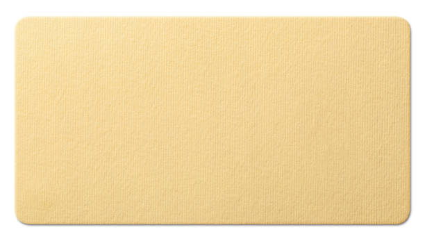 istock Yellow paper texture on white background. Photo with clipping path. 1133519723