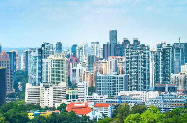 istock Singapore modern residential city district 1133522591