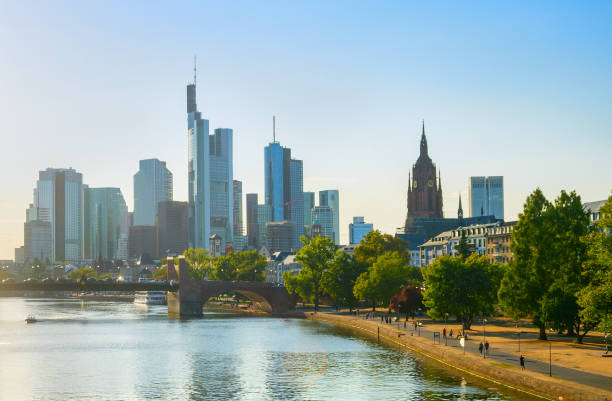 istock Frankfurt Downtown city cityscape, Germany 1133522600