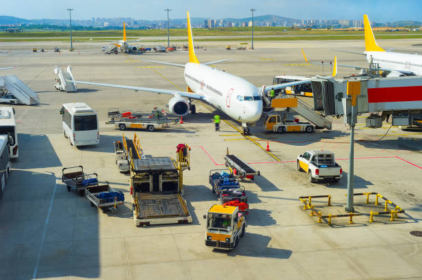 istock Planes at Istanbul airport runway 1133522616
