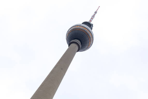 istock Fernsehturm in Berlin, Germany, captured from below on a winter day 1133526146