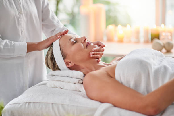 istock Glowing skin is just a facial away 1133526232
