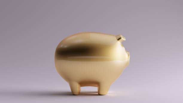istock Gold Piggy Bank 1133526522