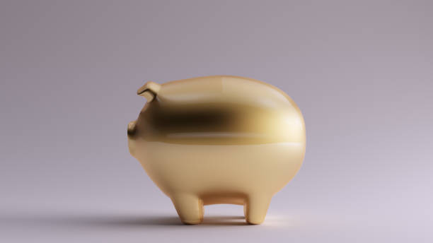 istock Gold Piggy Bank 1133526557