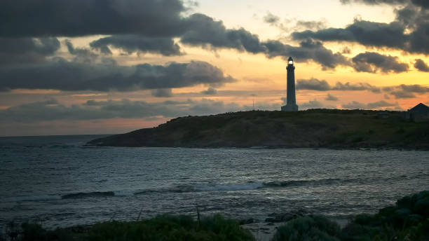 istock wide angle shot of cape leeuwin lighthouse at sunset 1133527944