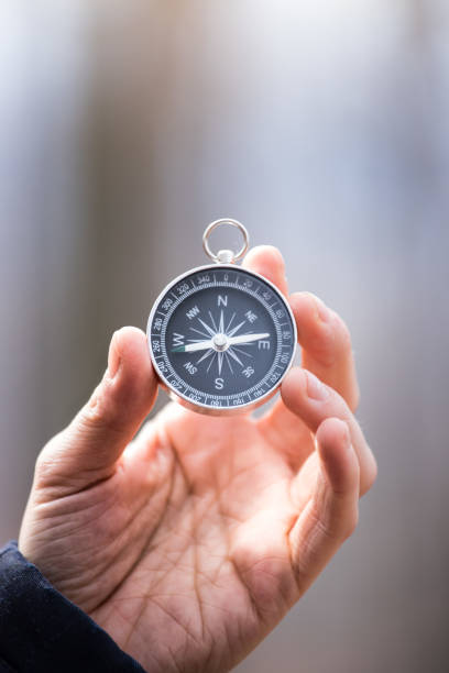 istock Compass in the hand, outdoor adventure 1133533254