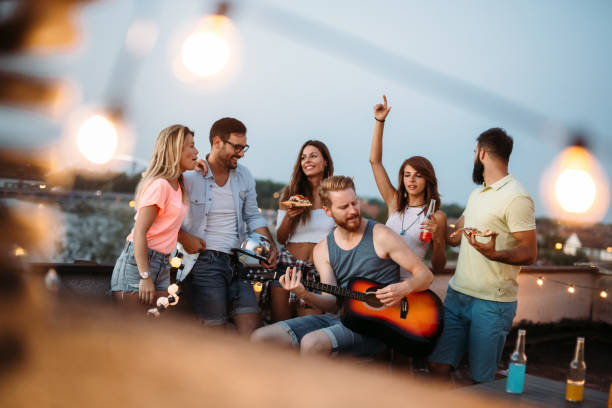 istock Friends having fun outdoors and are happy 1133538271