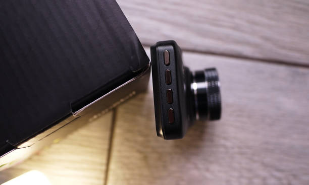 istock Video recorder to record the traffic situation while driving your car. 1133545221