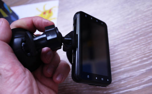 istock Video recorder to record the traffic situation while driving your car. 1133545376