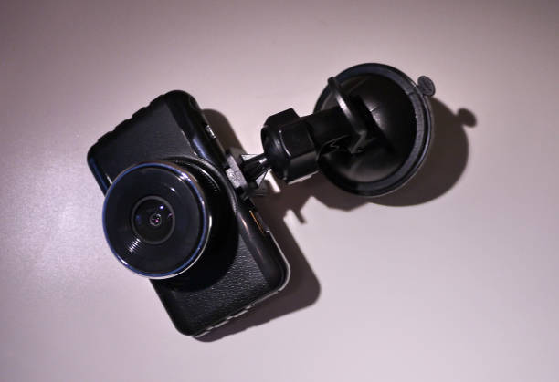 istock Video recorder to record the traffic situation while driving your car. 1133545411