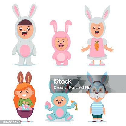 11,232 Child Bunny Illustrations & Clip Art - iStock | Child bunny ears